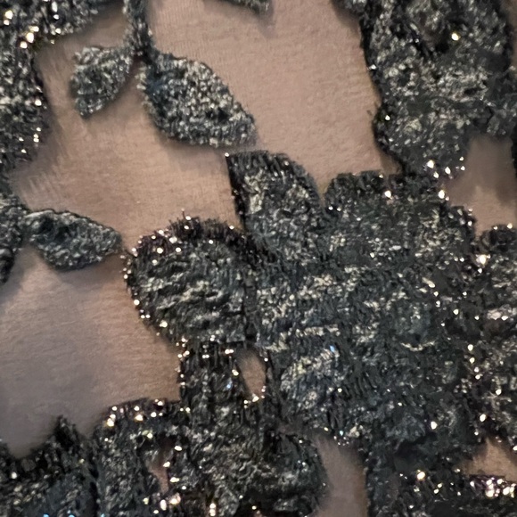 Jeffrey & Dara Evenings  size 10 Women’s Velvet Maxi Dress Floral Formal - Picture 3 of 6